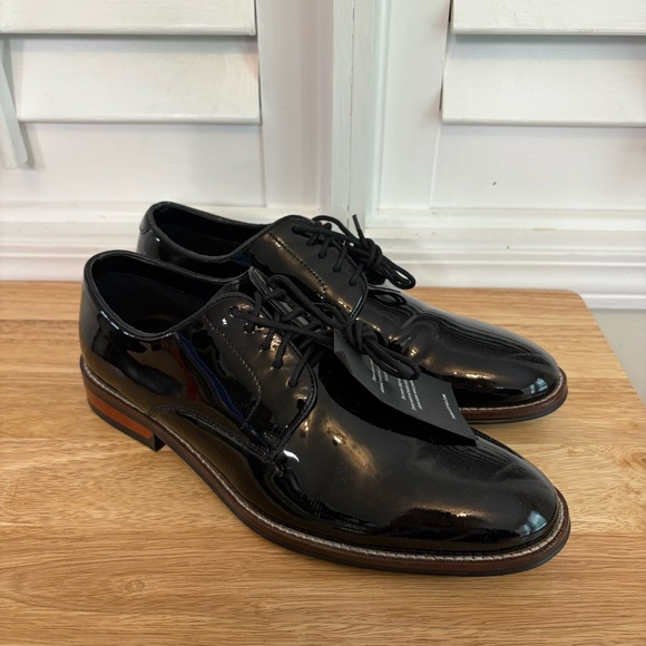 the black tux Other - The Black Tux Black Dress Shoes Size 8